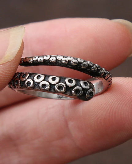Gothic Tentakel-Ring im Piratenstil