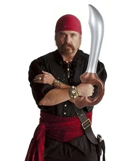 2 aufblasbare Piratensäbel zur Dekoration