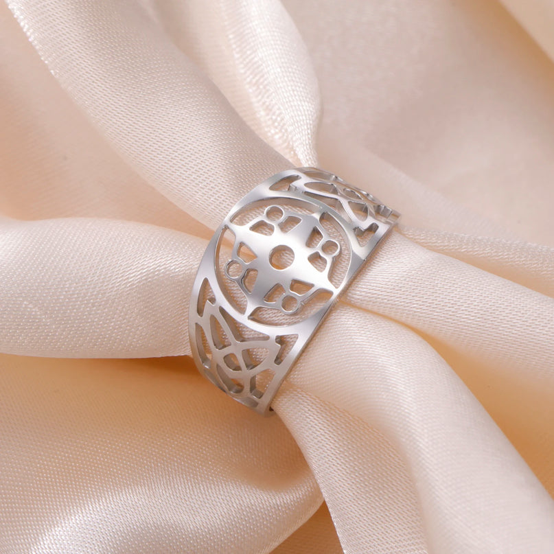 Goldener Piraten-Kompass Ring
