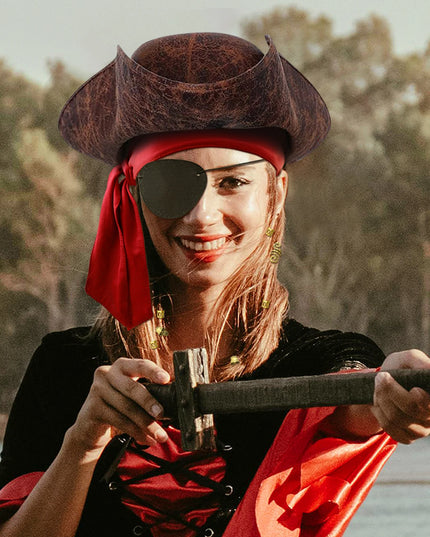Piratenhut Set Erwachsene getragen Modelfoto