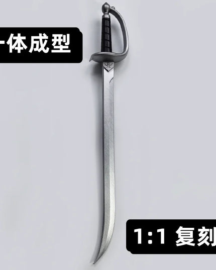 Piratensäbel fur Erwachsene 76cm Dunkelstahl