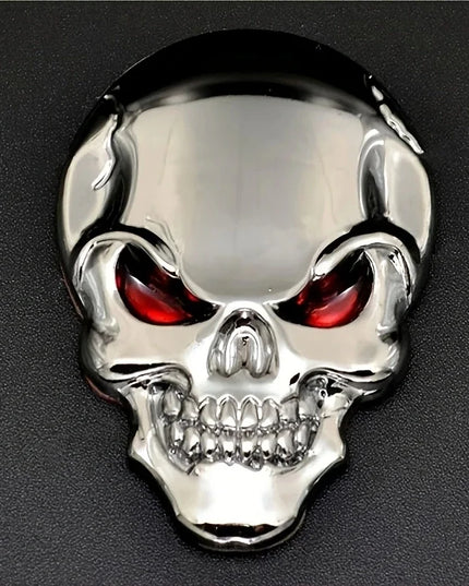 Piraten Totenkopf Schwarz Metall Kofferraum Montage