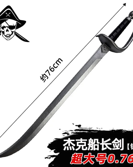 Grosser Piratensäbel 76cm aus PU-Gummi
