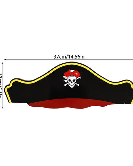 Piratenhuete Kinder Set gestapelt fuenf Stueck