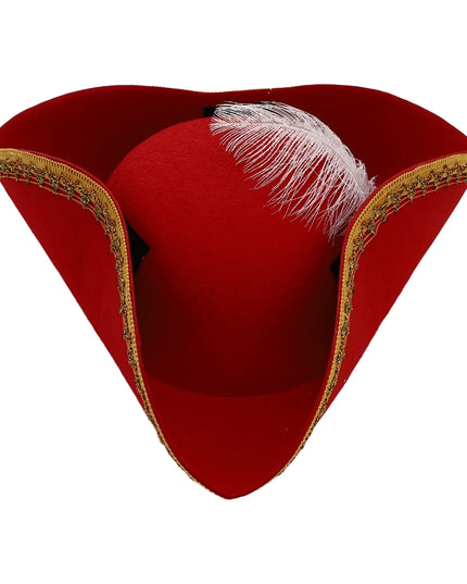 Schwarzer Piratenhut Dreispitz Groessenangabe 58-60 cm