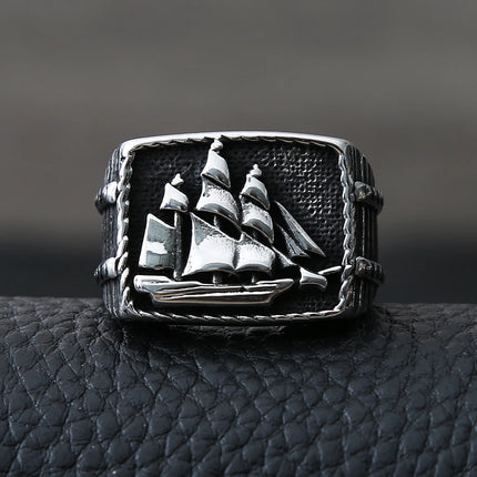 Piraten-Segelschiff Ring fuer Maenner