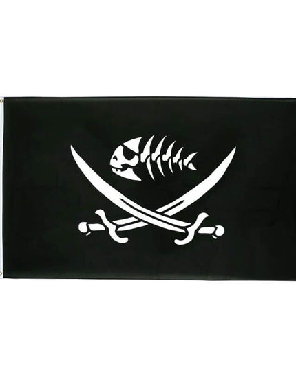 Piratenflagge - Fischkadaver