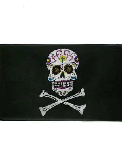 Piratenflagge - mexikanischer Schädel