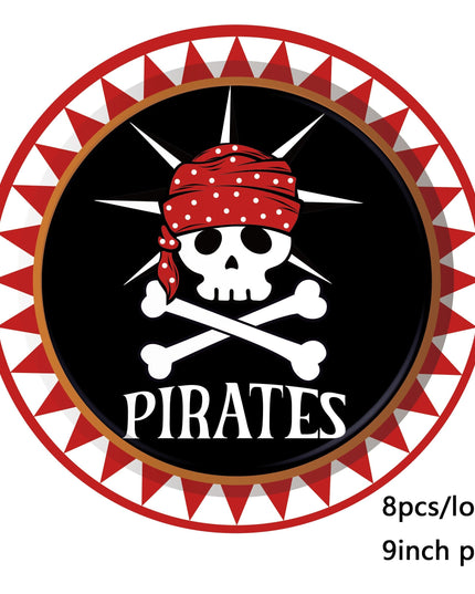 Dekoratives Gericht Einwegpiratenjubiläum des Kapitäns