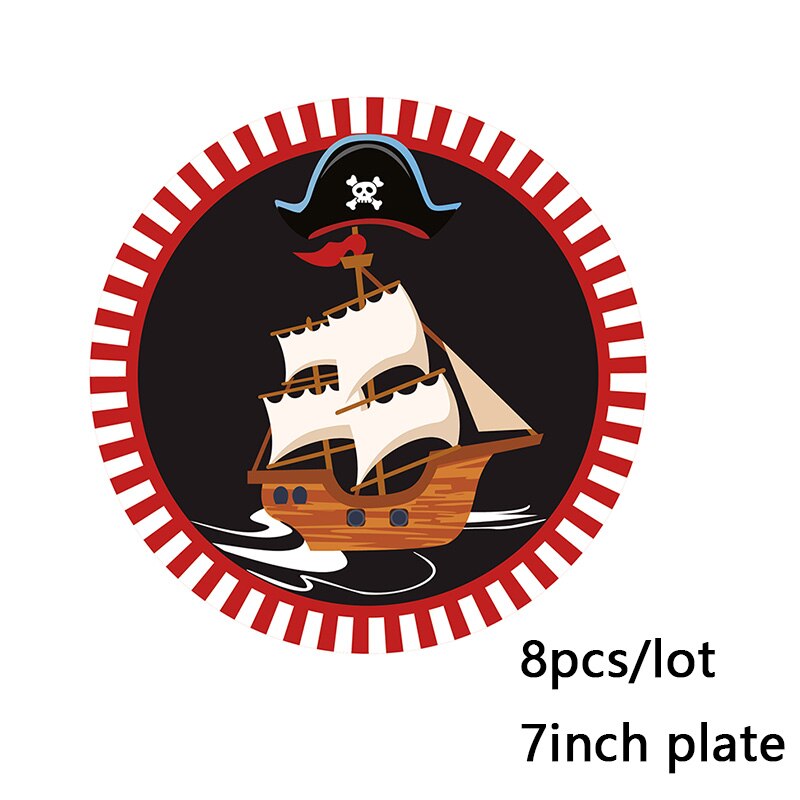Dekoratives Gericht Einwegpiratenjubiläum des Kapitäns