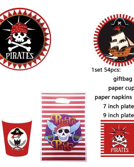 Dekoratives Gericht Einwegpiratenjubiläum des Kapitäns