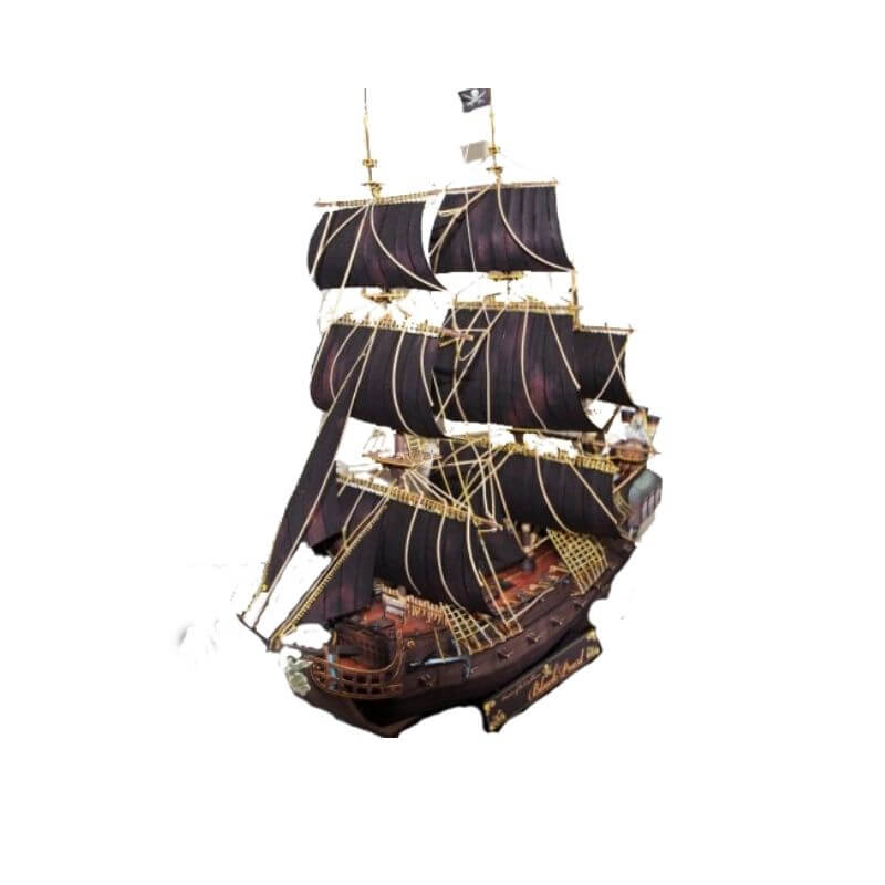 schiff pappe schwarz
