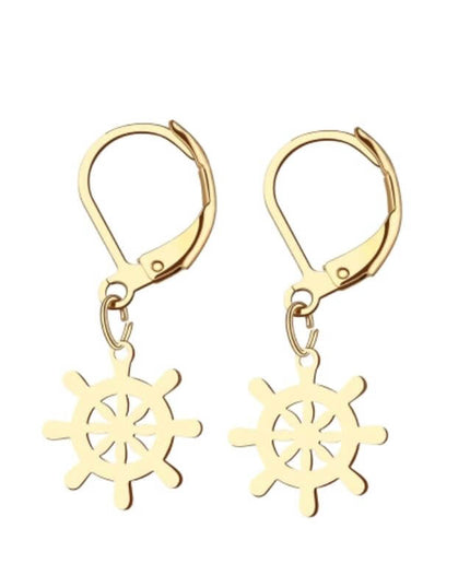 Piratenohrringe - Gold und Silber