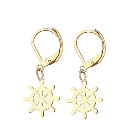 Piratenohrringe - Gold und Silber