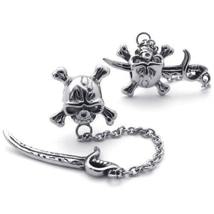 Piratenohrring - Anhängerschädel