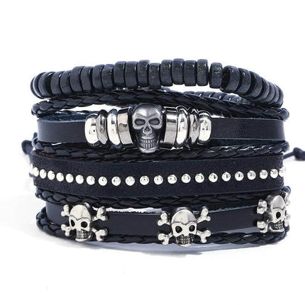 Pirat - gotisches (Leder-) Armband