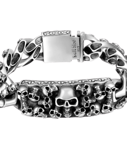 Piratenarmband - Kriegsfeld (Silber)