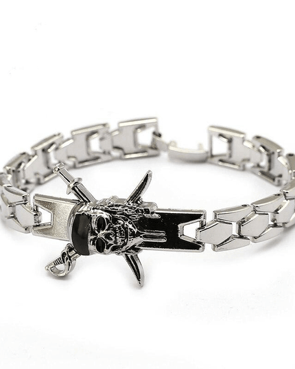 Pirat - karibisches Armband (Stahl)