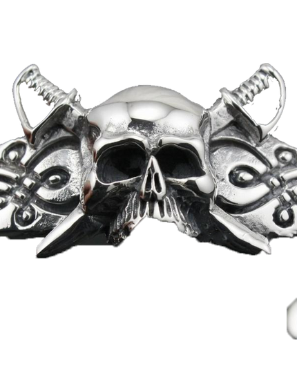 Piratenarmband - Doppel Sabres Schädel