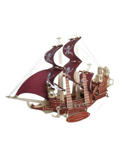 Piratenboot - Rot bauen