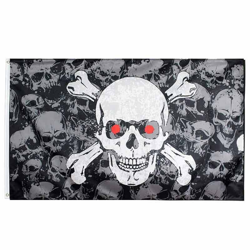 Piratenflagge - Kran