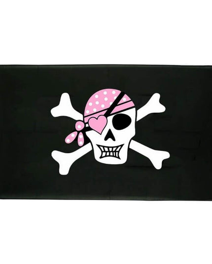 Piratenflagge - Rose Pirates Königin