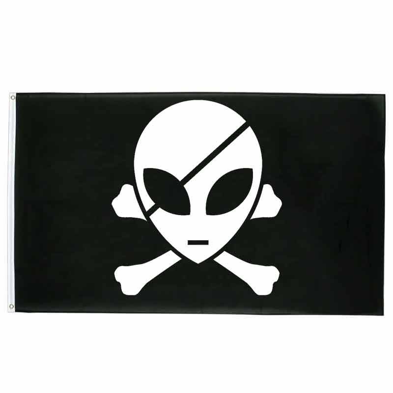 Piratenflagge - Alien