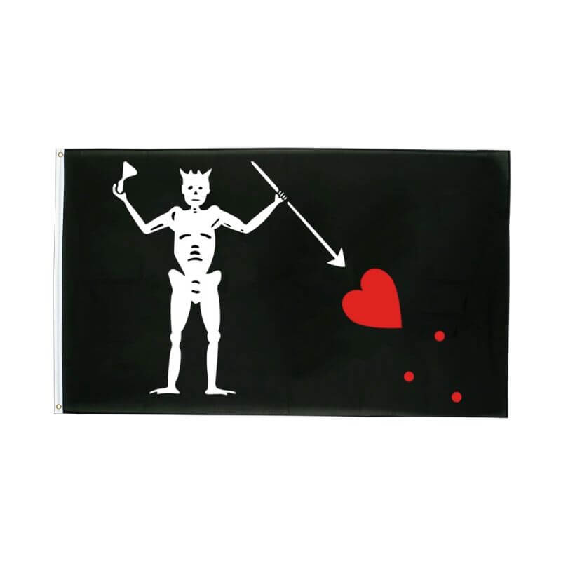 Piratenflagge - Schwarzer Bart