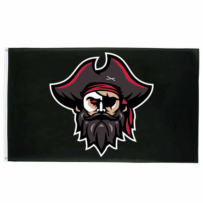 Pirat - bärtige Flagge