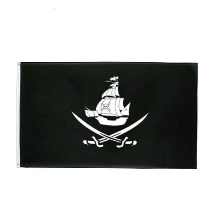 Piratenflagge - Kriegsboot