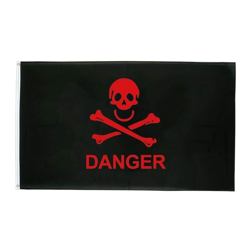 Piratenflagge - Gefahrendekoration