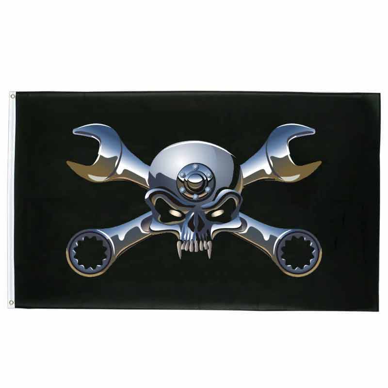 Piratenflagge - Motorrad