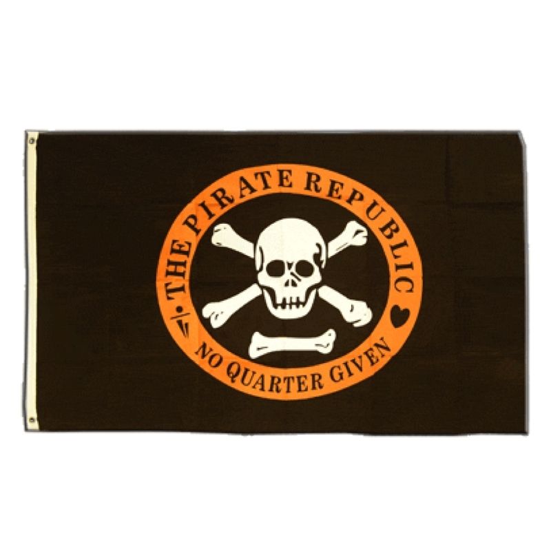 Piratenflagge - keine Nachbarschaft!
