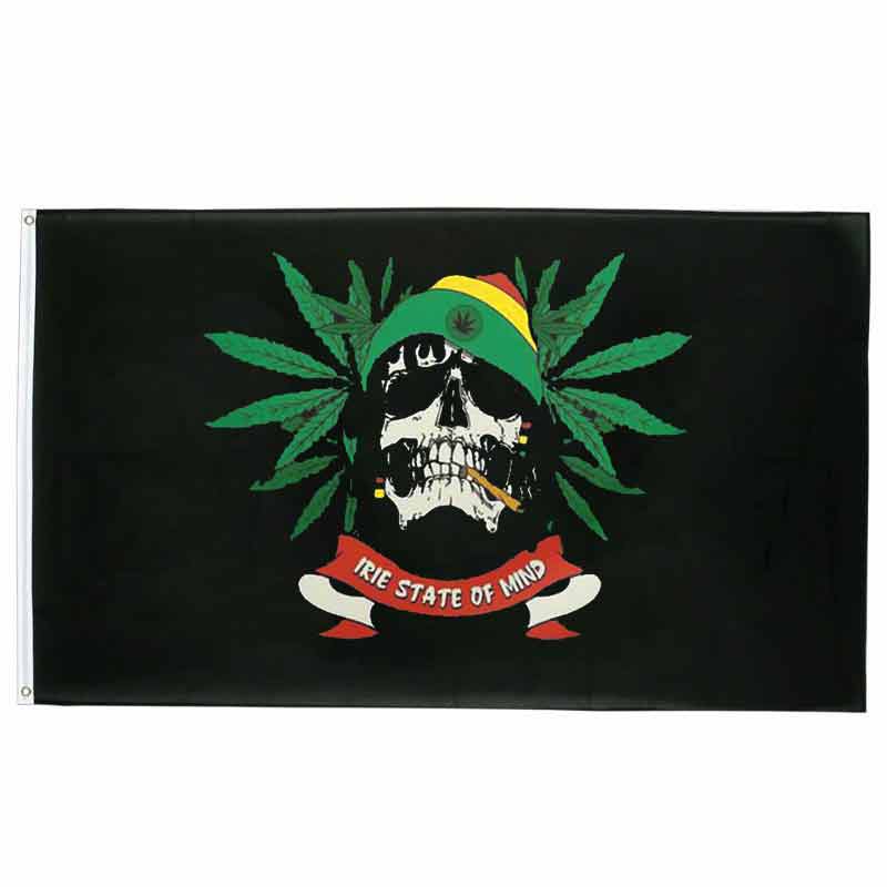 Piratenflagge - Rasta