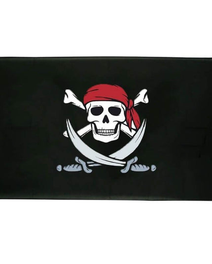 Piratenflagge - Skelettschädel