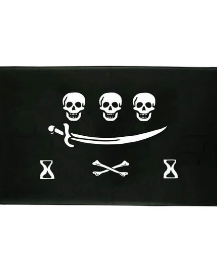 Piratenflagge - 3 stilisierter Kopf
