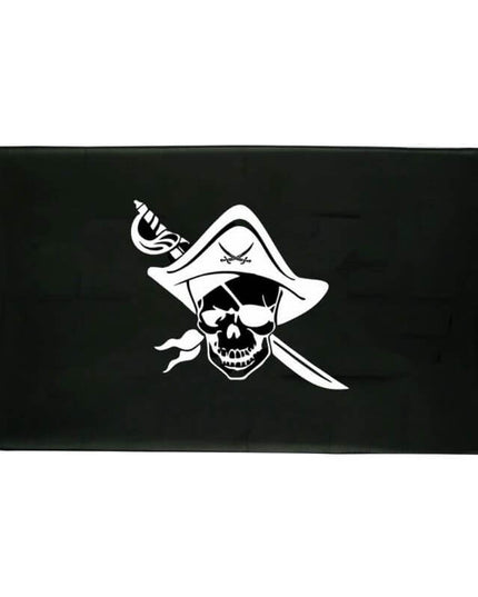 Piratenflagge - Todeskopf des Kapitäns