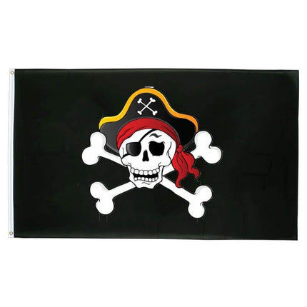 Piratenflagge - Todeskopf des Kapitäns