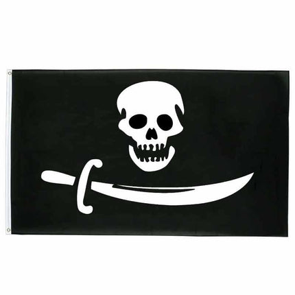 Piratenflagge - gnadenlos