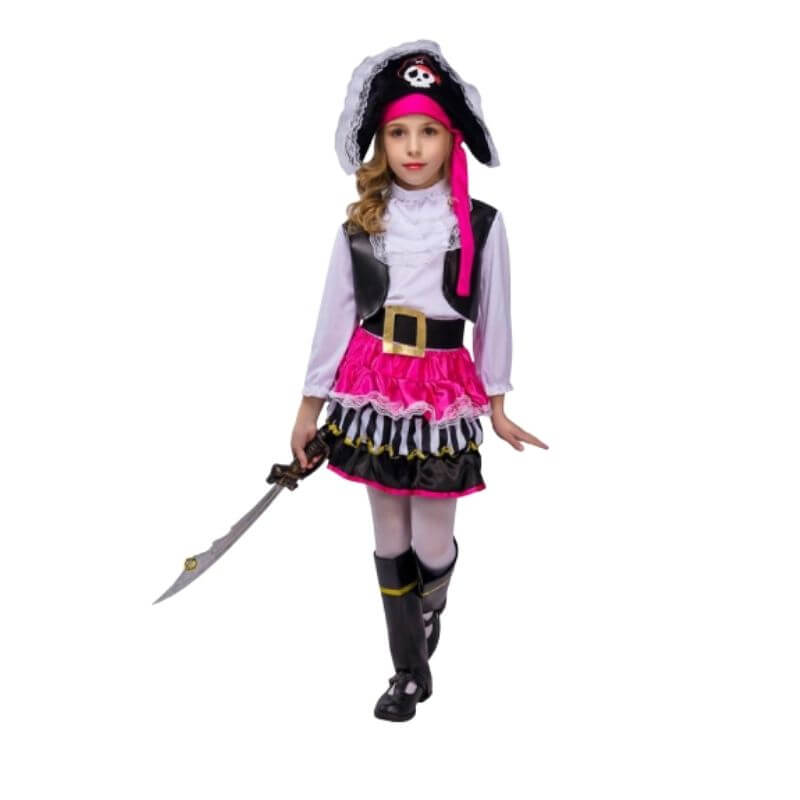 Pirate Girl Deguise - Bonbon Pink
