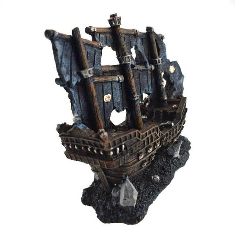 Piratenboot - Schwarzes Perlenwrack (Aquarium)
