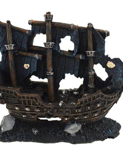 Piratenboot - Schwarzes Perlenwrack (Aquarium)