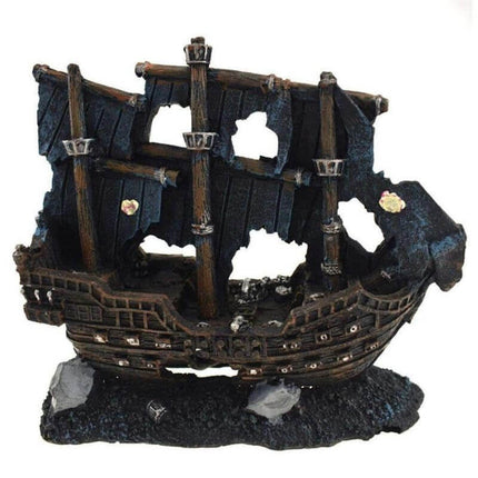 Piratenboot - Schwarzes Perlenwrack (Aquarium)