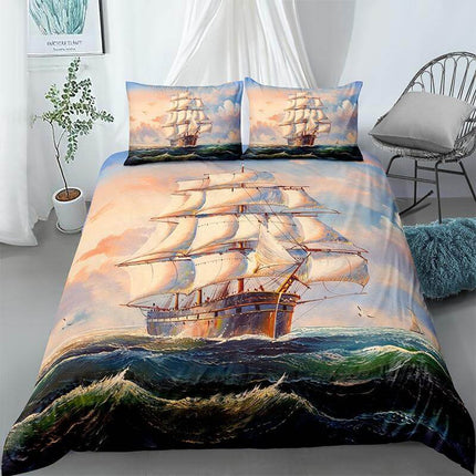 Piraten Bettdecke - Piratenboot