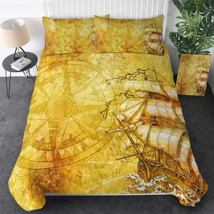 Piraten Bettdecke - Gold