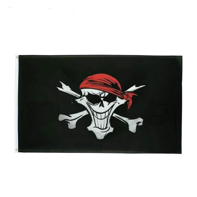 Piratenflagge - verboten