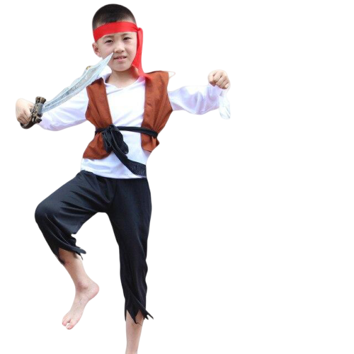 Verkleidung des Piratenjungen - kleiner Kapitän