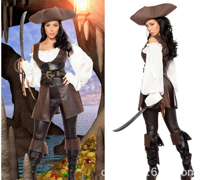 Piratenfrau Verkleidung - Barock