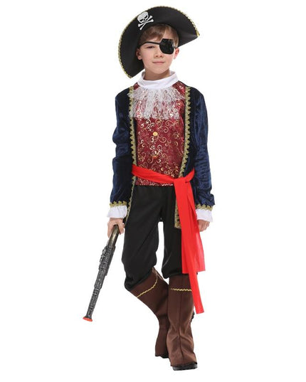 Verkleidung des Piratenjungen - großer Kapitän