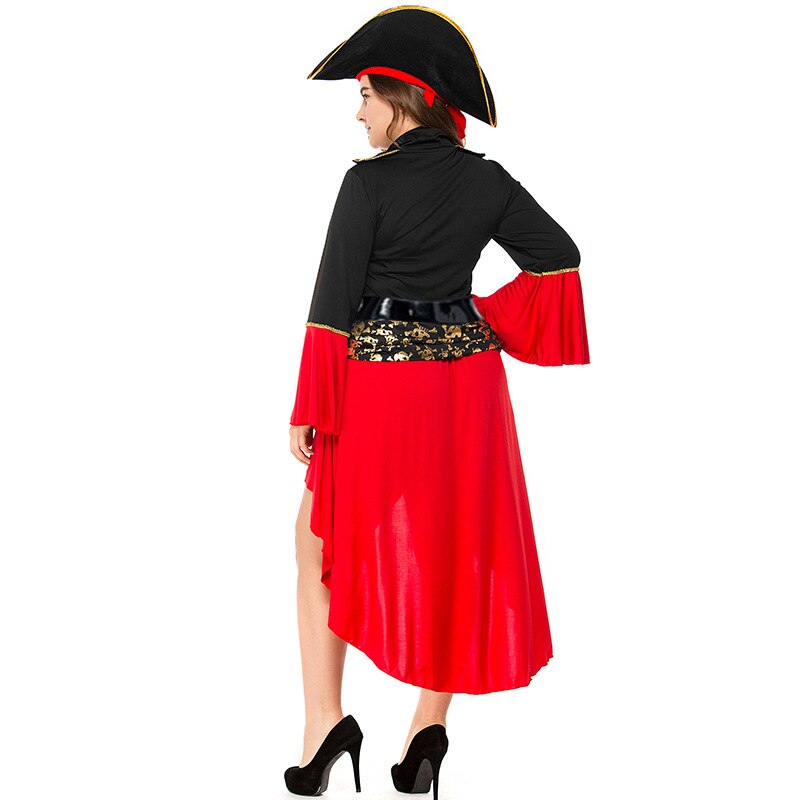 Piraten -Frauenkostüm - Kapitän (XL)